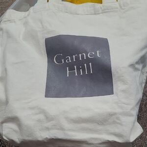 Garnet Hill White Tote Bag